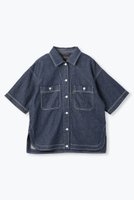 【レリル/lelill】のCLデニムオープンシャツ 人気、トレンドファッション・服の通販 founy(ファニー) ファッション Fashion レディースファッション Fashion for Women トップス・カットソー Cut & Sew Tops シャツ・ブラウス・オフィスカジュアル Elegant Blouses & Button-Ups ショート Short, Short Length スリーブ Sleeve, Long Sleeve / Short Sleeve デニム Denim, Jeans Material トレンド Trend, Trending Now ポケット Pocket, Pocket Detail 夏 Summer |ID:prp329100004931579