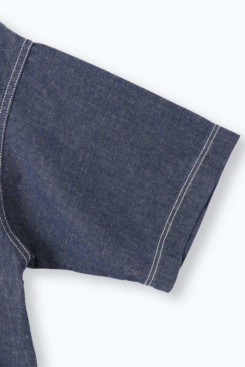 【レリル/lelill】のCLデニムオープンシャツ 人気、トレンドファッション・服の通販 founy(ファニー) 　ファッション　Fashion　レディースファッション　Fashion for Women　トップス・カットソー　Cut & Sew Tops　シャツ・ブラウス・オフィスカジュアル　Elegant Blouses & Button-Ups　ショート　Short, Short Length　スリーブ　Sleeve, Long Sleeve / Short Sleeve　デニム　Denim, Jeans Material　トレンド　Trend, Trending Now　ポケット　Pocket, Pocket Detail　夏　Summer　other-4|ID: prp329100004931579 ipo3291000000037014874