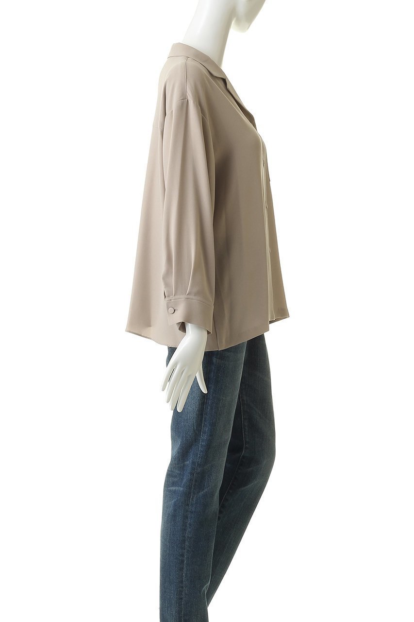 【ウィムガゼット/Whim Gazette】のトリアセブラウス 人気、トレンドファッション・服の通販 founy(ファニー) 　ファッション　Fashion　レディースファッション　Fashion for Women　トップス・カットソー　Cut & Sew Tops　シャツ・ブラウス・オフィスカジュアル　Elegant Blouses & Button-Ups　おすすめ　Recommended / Our Picks　なめらか　Smooth, Silky Texture　サテン　Satin, Glossy Fabric　ストレッチ　Stretch, Stretchy Fabric　スリーブ　Sleeve, Long Sleeve / Short Sleeve　セットアップ　Set-Up, Coordinated Outfit　ドレープ　Drape, Draping Fabric　バランス　Balance, Style Balance　パッチ　Patch, Appliqué　フォルム　Silhouette, Form　ポケット　Pocket, Pocket Detail　マニッシュ　Mannish, Boyish　モダン　Modern, Contemporary　リラックス　Relax, Relaxed Fit　ロング　Long, Long-Length　エレガント 上品　Elegant　other-3|ID: prp329100004931595 ipo3291000000037014934