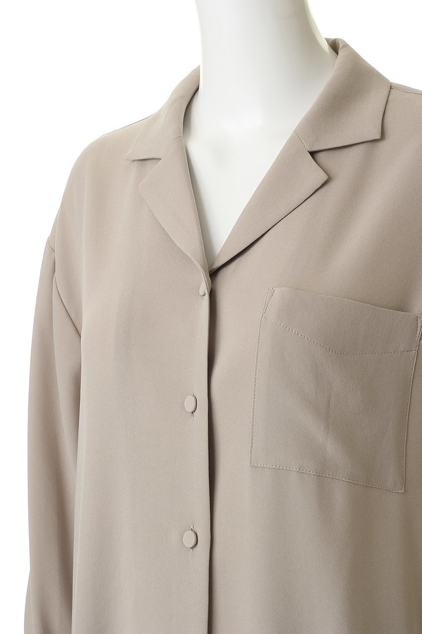 【ウィムガゼット/Whim Gazette】のトリアセブラウス 人気、トレンドファッション・服の通販 founy(ファニー) 　ファッション　Fashion　レディースファッション　Fashion for Women　トップス・カットソー　Cut & Sew Tops　シャツ・ブラウス・オフィスカジュアル　Elegant Blouses & Button-Ups　おすすめ　Recommended / Our Picks　なめらか　Smooth, Silky Texture　サテン　Satin, Glossy Fabric　ストレッチ　Stretch, Stretchy Fabric　スリーブ　Sleeve, Long Sleeve / Short Sleeve　セットアップ　Set-Up, Coordinated Outfit　ドレープ　Drape, Draping Fabric　バランス　Balance, Style Balance　パッチ　Patch, Appliqué　フォルム　Silhouette, Form　ポケット　Pocket, Pocket Detail　マニッシュ　Mannish, Boyish　モダン　Modern, Contemporary　リラックス　Relax, Relaxed Fit　ロング　Long, Long-Length　エレガント 上品　Elegant　other-5|ID: prp329100004931595 ipo3291000000037014939