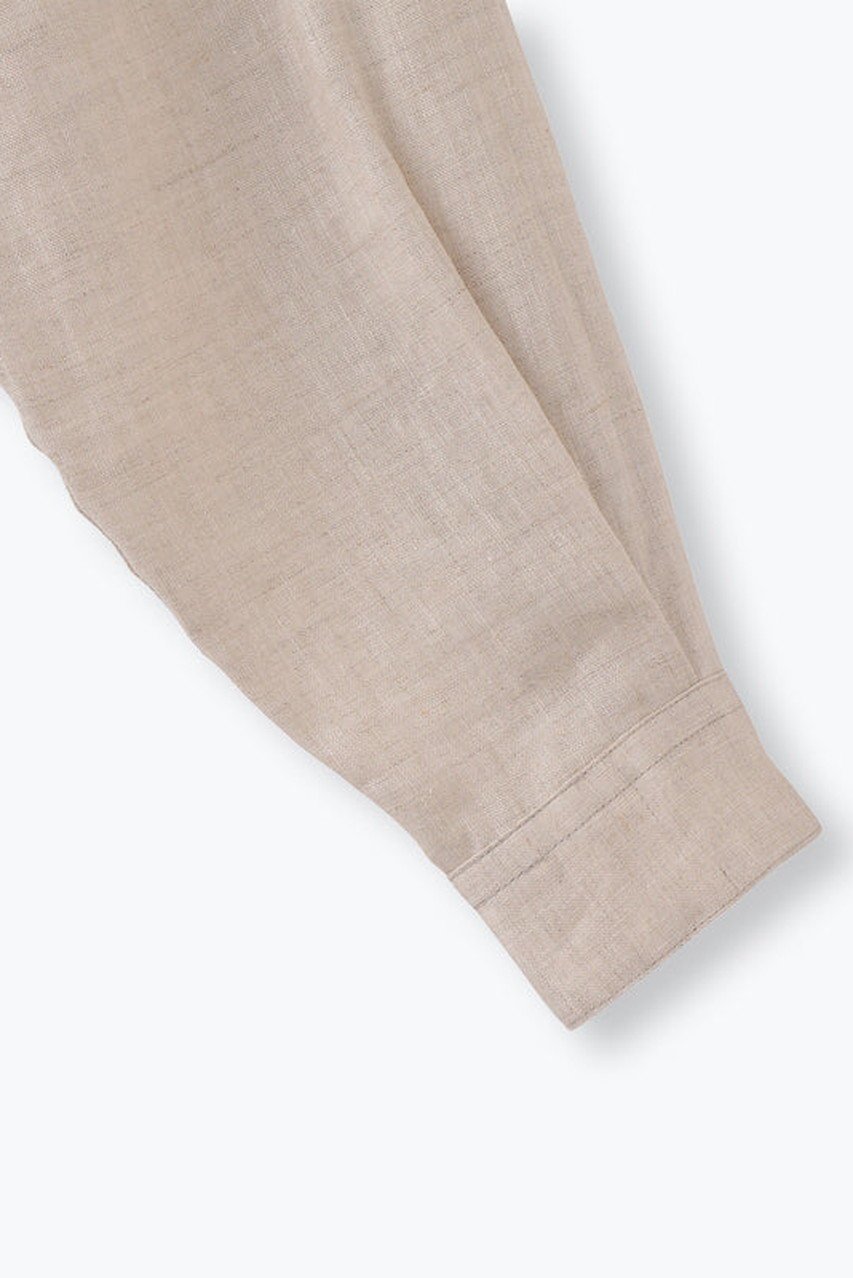 【レリル/lelill】のTHE BASIC LINEN SHIRTS 人気、トレンドファッション・服の通販 founy(ファニー) 　ファッション　Fashion　レディースファッション　Fashion for Women　トップス・カットソー　Cut & Sew Tops　シャツ・ブラウス・オフィスカジュアル　Elegant Blouses & Button-Ups　カシュクール　Wrap Design　スリーブ　Sleeve, Long Sleeve / Short Sleeve　タフタ　Taffeta, Structured Fabric　定番　Standard, Basic Item　フレンチ　French, French Style　リネン　Linen, Linen Fabric　ロング　Long, Long-Length　エレガント 上品　Elegant　other-5|ID: prp329100004931613 ipo3291000000037015081