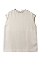 【ジェイドット/j.】のダブルサテンスリーブレスブラウス オフホワイト|ID: prp329100004931626 ipo3291000000037015159