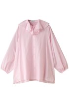 【ジェイドット/j.】のコットンシルクボイルフリル衿ブラウス ピンク|ID: prp329100004931639 ipo3291000000037015247