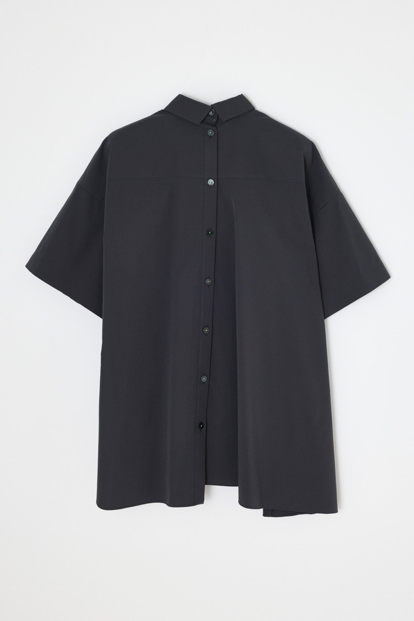 【ナゴンスタンス/nagonstans】のソフトタイプライター アシンメトリー SH/シャツ 人気、トレンドファッション・服の通販 founy(ファニー) 　ファッション　Fashion　レディースファッション　Fashion for Women　トップス・カットソー　Cut & Sew Tops　シャツ・ブラウス・オフィスカジュアル　Elegant Blouses & Button-Ups　アシンメトリー　Asymmetrical Style　ショート　Short, Short Length　スリーブ　Sleeve, Long Sleeve / Short Sleeve　タイプライター　Typewriter Fabric, Crisp Cotton　フレア　Flare, Flared　other-2|ID: prp329100004931651 ipo3291000000037015322