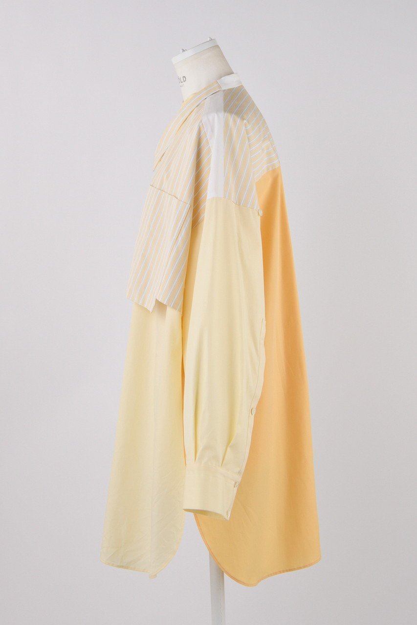 【エンフォルド/ENFOLD】のSUMMER LOOSE SHIRT/シャツ 人気、トレンドファッション・服の通販 founy(ファニー) 　ファッション　Fashion　レディースファッション　Fashion for Women　トップス・カットソー　Cut & Sew Tops　シャツ・ブラウス・オフィスカジュアル　Elegant Blouses & Button-Ups　おすすめ　Recommended / Our Picks　イエロー　Yellow　カフス　Cuff Design　ショート　Short, Short Length　スリーブ　Sleeve, Long Sleeve / Short Sleeve　ロング　Long, Long-Length　夏　Summer　長袖　Long Sleeve, Full Sleeve　other-2|ID: prp329100004931674 ipo3291000000037015452