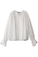 【デパリエ/DEPAREILLE】のリネンレースアップブラウス 人気、トレンドファッション・服の通販 founy(ファニー) ファッション Fashion レディースファッション Fashion for Women トップス・カットソー Cut & Sew Tops シャツ・ブラウス・オフィスカジュアル Elegant Blouses & Button-Ups シアー Sheer, See-Through スリーブ Sleeve, Long Sleeve / Short Sleeve リネン Linen, Linen Fabric レース Lace, Lace Fabric ロング Long, Long-Length 夏 Summer 定番 Standard, Basic Item 春 Spring S/S・春夏 SS, Spring/Summer, Warm Season |ID:prp329100004931702