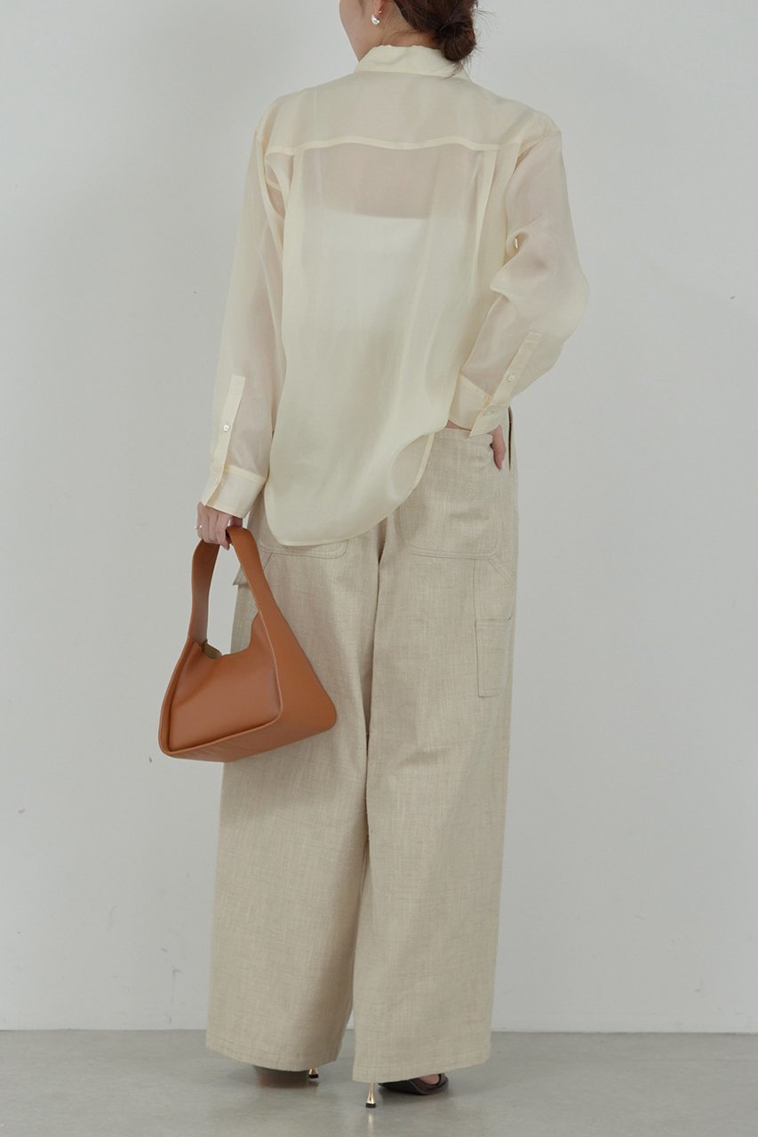 【ガリャルダガランテ/GALLARDAGALANTE】の【HERITANOVUM】フリンジシャツ 人気、トレンドファッション・服の通販 founy(ファニー) 　ファッション　Fashion　レディースファッション　Fashion for Women　トップス・カットソー　Cut & Sew Tops　シャツ・ブラウス・オフィスカジュアル　Elegant Blouses & Button-Ups　とろみ　Fluid, Flowy Fabric　シルク　Silk, 100% Silk　スタンダード　Standard, Basic　スリーブ　Sleeve, Long Sleeve / Short Sleeve　セットアップ　Set-Up, Coordinated Outfit　ツイル　Twist, Twisted Detail　フリンジ　Fringe, Tassel　ロング　Long, Long-Length　ワイド　Wide, Wide Fit　エレガント 上品　Elegant　other-8|ID: prp329100004931705 ipo3291000000037015640