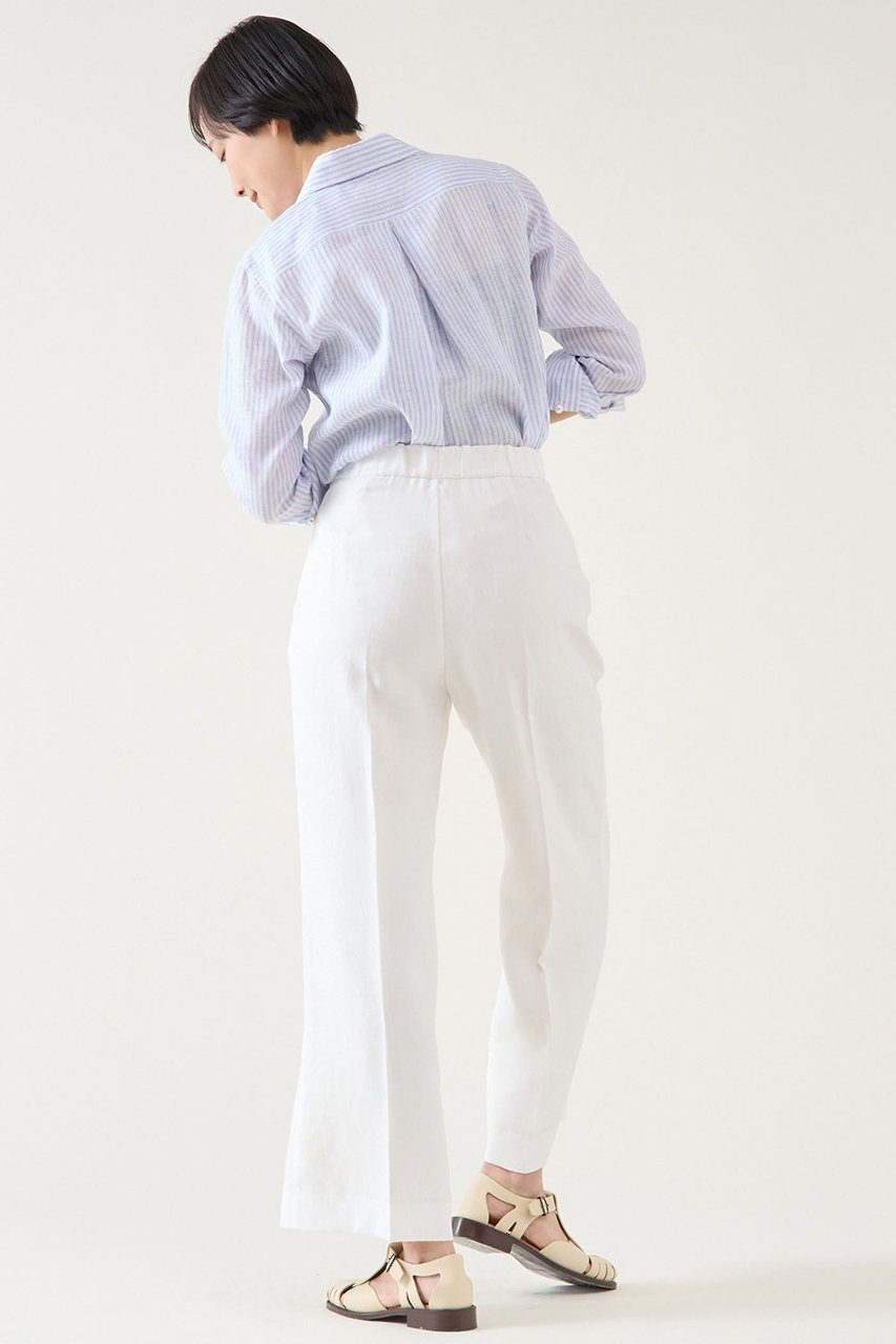 【マルティニーク/martinique】の《定番》リネンパールスキッパーシャツ 人気、トレンドファッション・服の通販 founy(ファニー) 　ファッション　Fashion　レディースファッション　Fashion for Women　トップス・カットソー　Cut & Sew Tops　シャツ・ブラウス・オフィスカジュアル　Elegant Blouses & Button-Ups　エレガント 上品　Elegant　スキッパー　Skipper, Open Collar　スリーブ　Sleeve, Long Sleeve / Short Sleeve　パール　Pearl, Pearl Accent　フェミニン　Feminine, Girly　リネン　Linen, Linen Fabric　ロング　Long, Long-Length　夏　Summer　定番　Standard, Basic Item　other-6|ID: prp329100004931732 ipo3291000000037015804