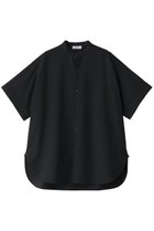 【ザ リラクス/THE RERACS / MEN】の【MEN】ショートスリーブバンドカラーシャツ ダークネイビー|ID: prp329100004931744 ipo3291000000037015861