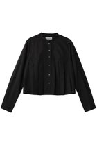 【ミディウミソリッド/MIDIUMISOLID】のstand collar pleats shirt.S シャツ black|ID: prp329100004931796 ipo3291000000037016100