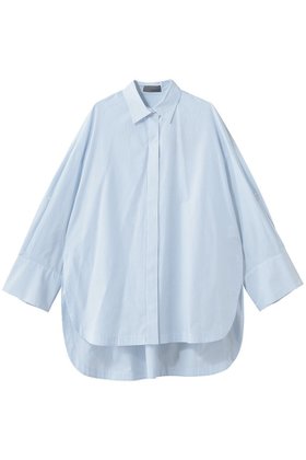 【アンクレイヴ/uncrave】のコットンクロスストライプ BIGシャツ 人気、トレンドファッション・服の通販 founy(ファニー) ファッション Fashion レディースファッション Fashion for Women トップス・カットソー Cut & Sew Tops シャツ・ブラウス・オフィスカジュアル Elegant Blouses & Button-Ups おすすめ Recommended / Our Picks カフス Cuff Design ストライプ Stripe, Striped Pattern スリーブ Sleeve, Long Sleeve / Short Sleeve チュニック Tunic, Long Top ループ Loop, Loop Knit ロング Long, Long-Length 無地 Plain, Solid Color 羽織 Haori, Light Jacket |ID:prp329100004931803