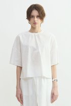 【プレインピープル/PLAIN PEOPLE】のレタープリントハーフスリーブプルオーバー ホワイト|ID: prp329100004931809 ipo3291000000037016218