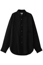 【シュタイン/ssstein】の【UNISEX】VIS/LI TWILL OVERSIZED LS SHIRT 人気、トレンドファッション・服の通販 founy(ファニー) ファッション Fashion レディースファッション Fashion for Women トップス・カットソー Cut & Sew Tops シャツ・ブラウス・オフィスカジュアル Elegant Blouses & Button-Ups ユニセックス Unisex, Genderless スリット Slit, Slit Detail スリーブ Sleeve, Long Sleeve / Short Sleeve ツイル Twist, Twisted Detail バランス Balance, Style Balance リネン Linen, Linen Fabric ロング Long, Long-Length エレガント 上品 Elegant thumbnail ブラック|ID: prp329100004931816 ipo3291000000037016301