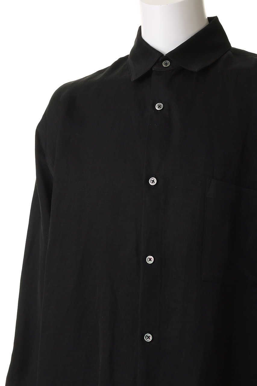 【シュタイン/ssstein】の【UNISEX】VIS/LI TWILL OVERSIZED LS SHIRT 人気、トレンドファッション・服の通販 founy(ファニー) 　ファッション　Fashion　レディースファッション　Fashion for Women　トップス・カットソー　Cut & Sew Tops　シャツ・ブラウス・オフィスカジュアル　Elegant Blouses & Button-Ups　ユニセックス　Unisex, Genderless　スリット　Slit, Slit Detail　スリーブ　Sleeve, Long Sleeve / Short Sleeve　ツイル　Twist, Twisted Detail　バランス　Balance, Style Balance　リネン　Linen, Linen Fabric　ロング　Long, Long-Length　エレガント 上品　Elegant　other-5|ID: prp329100004931816 ipo3291000000037016305