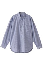 【エイトン/ATON / MEN】の【MEN】GIZA BROAD ウォシュド シャツ ネイビーストライプ|ID: prp329100004931843 ipo3291000000037016462