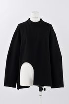 【エンフォルド/ENFOLD】のダブルクロス サークルへム P.O/プルオーバー ブラック|ID: prp329100004931859 ipo3291000000037016553