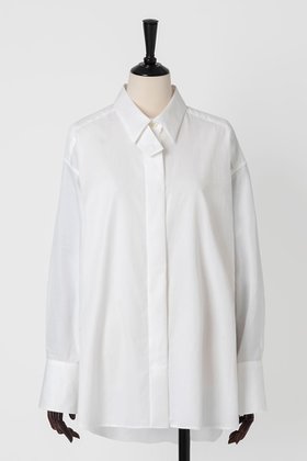 【オーヴィル/EAUVIRE】のスロートタブ付きシャツ 人気、トレンドファッション・服の通販 founy(ファニー) ファッション Fashion レディースファッション Fashion for Women トップス・カットソー Cut & Sew Tops シャツ・ブラウス・オフィスカジュアル Elegant Blouses & Button-Ups サテン Satin, Glossy Fabric スリーブ Sleeve, Long Sleeve / Short Sleeve ロング Long, Long-Length 日本製 Made In Japan |ID:prp329100004931864