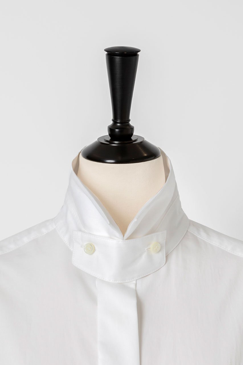 【オーヴィル/EAUVIRE】のスロートタブ付きシャツ 人気、トレンドファッション・服の通販 founy(ファニー) 　ファッション　Fashion　レディースファッション　Fashion for Women　トップス・カットソー　Cut & Sew Tops　シャツ・ブラウス・オフィスカジュアル　Elegant Blouses & Button-Ups　サテン　Satin, Glossy Fabric　スリーブ　Sleeve, Long Sleeve / Short Sleeve　ロング　Long, Long-Length　日本製　Made In Japan　other-4|ID: prp329100004931864 ipo3291000000037016584