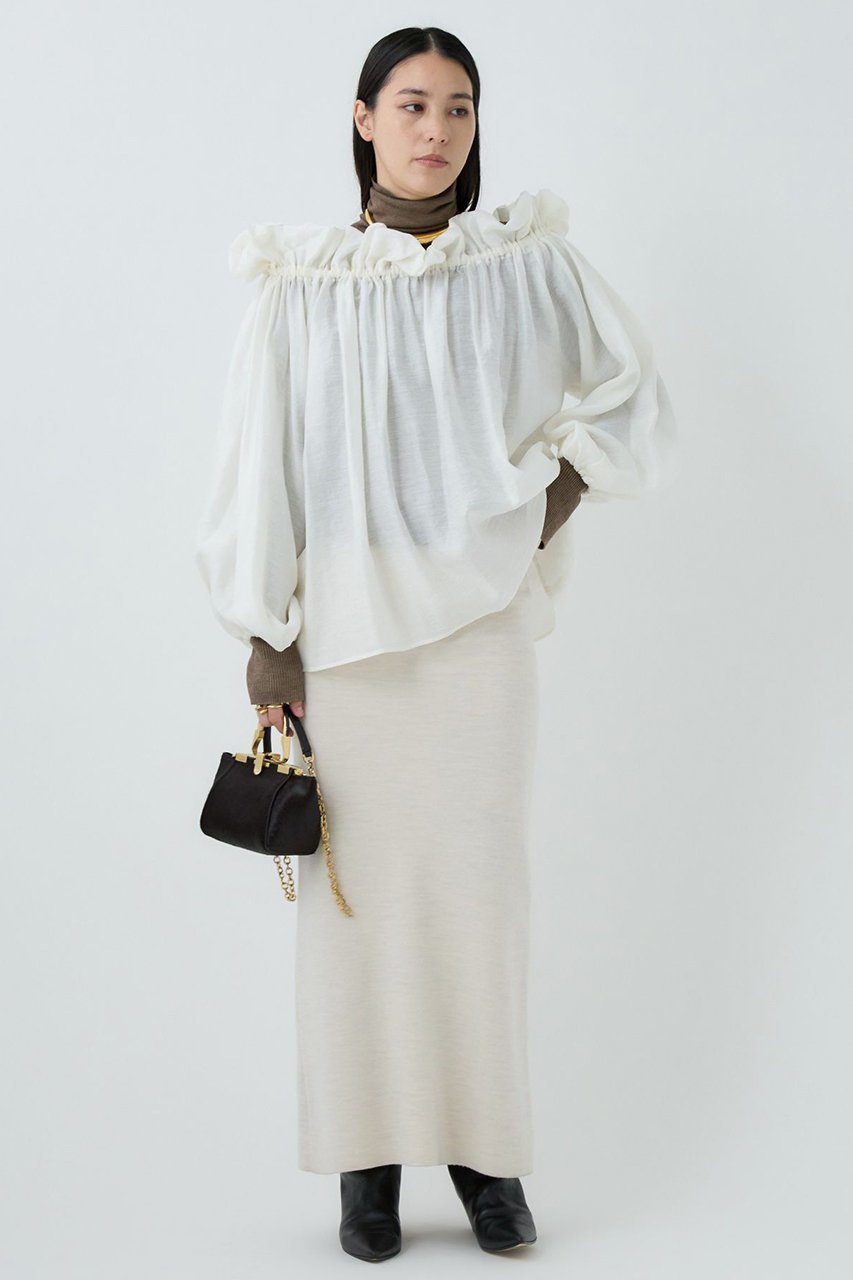 【カオス/Chaos】のナロパブラウス 人気、トレンドファッション・服の通販 founy(ファニー) 　ファッション　Fashion　レディースファッション　Fashion for Women　トップス・カットソー　Cut & Sew Tops　シャツ・ブラウス・オフィスカジュアル　Elegant Blouses & Button-Ups　スリーブ　Sleeve, Long Sleeve / Short Sleeve　ドレープ　Drape, Draping Fabric　ロング　Long, Long-Length　エレガント 上品　Elegant　other-7|ID: prp329100004931884 ipo3291000000037016692