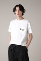 【マーガレット ハウエル/MARGARET HOWELL / MEN】のPRINTED COTTON JERSEY TOP ホワイト|ID: prp329100004931903 ipo3291000000037016734