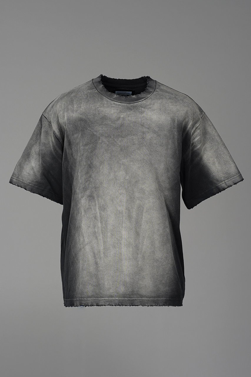 【メゾンスペシャル/MAISON SPECIAL】の【UNISEX】Sunburn Processing Prime-Over Short Sleeve T-shirt/サンバーンプロセシングプライムオーバーショートスリーブTシャツ インテリア・キッズ・メンズ・レディースファッション・服の通販 founy(ファニー) 　ファッション　Fashion　レディースファッション　Fashion for Women　トップス・カットソー　Cut & Sew Tops　シャツ・ブラウス・オフィスカジュアル　Elegant Blouses & Button-Ups　ロングTシャツ・Tシャツ　Longline T-Shirts & Tees　カットソー・ベーシックTシャツ　Cut-and-Sewn Tops / Stretch Tees & Basics　ヴィンテージ　Vintage Style　ショルダー　Shoulder, Shoulder Strap　ショート　Short, Short Length　シンプル　Simple, Minimal　スリーブ　Sleeve, Long Sleeve / Short Sleeve　ドロップ　Drop Shoulder, Dropped Style　バランス　Balance, Style Balance　パターン　Pattern, Design Print　フィット　Fit, Slim Fit　ブリーチ　Bleach, Washed Finish　ユニセックス　Unisex, Genderless　リラックス　Relax, Relaxed Fit　BLK(ブラック)|ID: prp329100004931911 ipo3291000000037016756