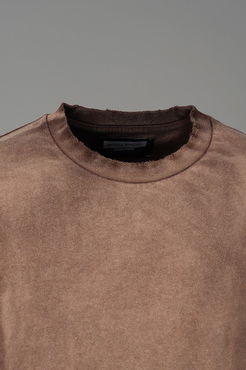 【メゾンスペシャル/MAISON SPECIAL】の【UNISEX】Sunburn Processing Prime-Over Short Sleeve T-shirt/サンバーンプロセシングプライムオーバーショートスリーブTシャツ 人気、トレンドファッション・服の通販 founy(ファニー) 　ファッション　Fashion　レディースファッション　Fashion for Women　トップス・カットソー　Cut & Sew Tops　シャツ・ブラウス・オフィスカジュアル　Elegant Blouses & Button-Ups　ロングTシャツ・Tシャツ　Longline T-Shirts & Tees　カットソー・ベーシックTシャツ　Cut-and-Sewn Tops / Stretch Tees & Basics　ヴィンテージ　Vintage Style　ショルダー　Shoulder, Shoulder Strap　ショート　Short, Short Length　シンプル　Simple, Minimal　スリーブ　Sleeve, Long Sleeve / Short Sleeve　ドロップ　Drop Shoulder, Dropped Style　バランス　Balance, Style Balance　パターン　Pattern, Design Print　フィット　Fit, Slim Fit　ブリーチ　Bleach, Washed Finish　ユニセックス　Unisex, Genderless　リラックス　Relax, Relaxed Fit　other-5|ID: prp329100004931911 ipo3291000000037016766