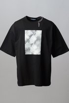 【メゾンスペシャル/MAISON SPECIAL】の【UNISEX】Abstract Hand-Printed Prime-Over Stitched Crew Neck T-shirt/アブストラクトハンドプリントプライムオーバーステッチクルーネックTシャツ BLK(ブラック)|ID: prp329100004931921 ipo3291000000037016797