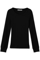【プレインピープル/PLAIN PEOPLE】のギザコットンロングスリーブTシャツ ブラック|ID: prp329100004931923 ipo3291000000037016870