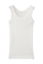 【プレインピープル/PLAIN PEOPLE】のギザコットンタンクトップ ホワイト|ID: prp329100004931924 ipo3291000000037016876