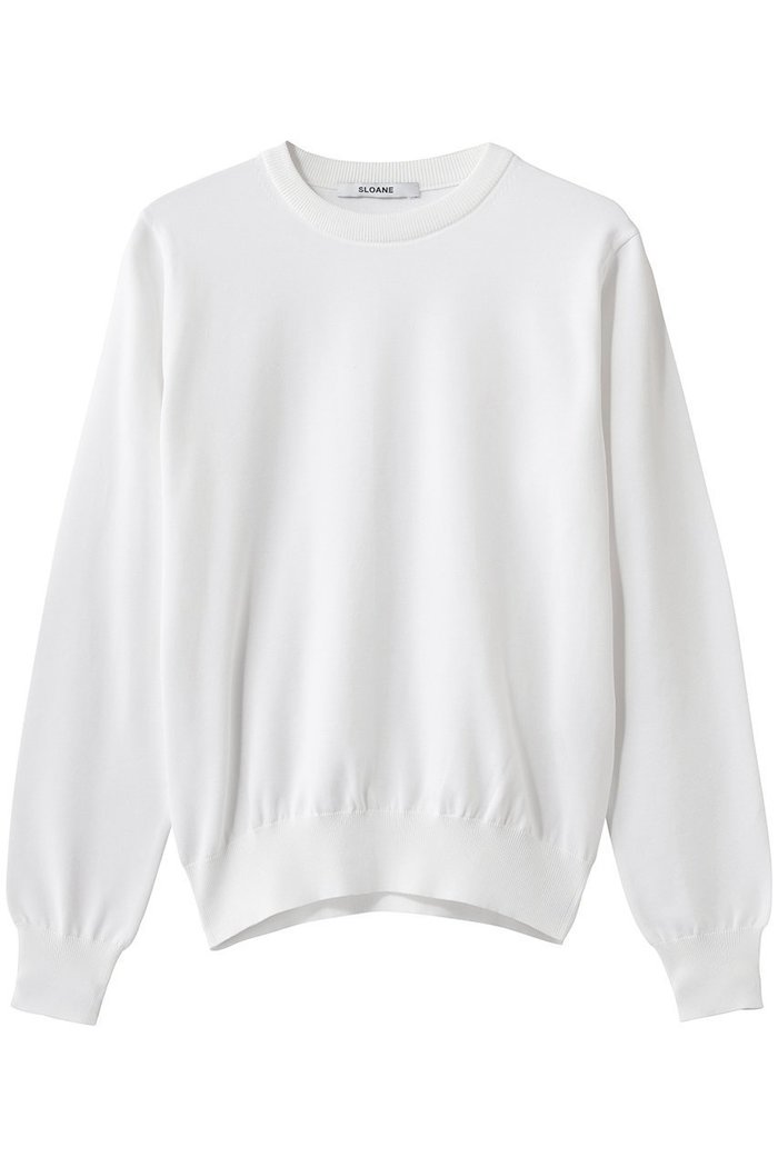 【スローン/SLOANE】の18G二重臼天竺 ポリエステル×キュプラ×コットン クルーネック インテリア・キッズ・メンズ・レディースファッション・服の通販 founy(ファニー) https://founy.com/ ファッション Fashion レディースファッション Fashion for Women トップス・カットソー Cut & Sew Tops シャツ・ブラウス・オフィスカジュアル Elegant Blouses & Button-Ups レディースパーカー・カジュアルフーディー Casual Hoodies & Sweatshirts ロングTシャツ・Tシャツ Longline T-Shirts & Tees スウェット・クルーネックトップス Sweatshirts & Crewnecks / Relaxed Fit Sweat Tops カットソー・ベーシックTシャツ Cut-and-Sewn Tops / Stretch Tees & Basics キュプラ Cupro, Eco Fabric ベーシック Basic, Essential 抗菌 Antibacterial, Bacteria-Resistant |ID: prp329100004931932 ipo3291000000037016951