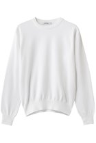 【スローン/SLOANE】の18G二重臼天竺 ポリエステル×キュプラ×コットン クルーネック ホワイト|ID: prp329100004931932 ipo3291000000037016952