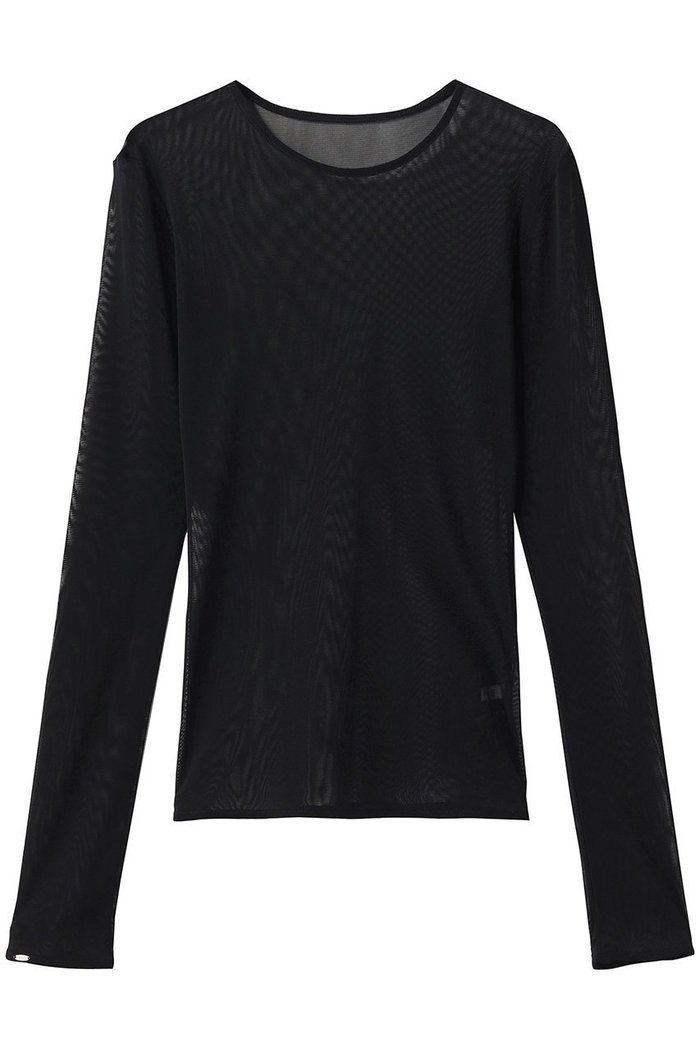 【クラネ/CLANE】のSHEER TULLE TOPS Tシャツ/カットソー インテリア・キッズ・メンズ・レディースファッション・服の通販 founy(ファウニー) https://founy.com/ ファッション Fashion レディースファッション Fashion for Women トップス・カットソー Cut & Sew Tops シャツ・ブラウス・オフィスカジュアル Elegant Blouses & Button-Ups ロングTシャツ・Tシャツ Longline T-Shirts & Tees カットソー・ベーシックTシャツ Cut-and-Sewn Tops / Stretch Tees & Basics インナー Innerwear カットソー Cut and Sewn Top スリーブ Sleeve, Long Sleeve / Short Sleeve チャーム Charm, Pendant パイピング Piping, Trim Design ロング Long, Long-Length エレガント 上品 Elegant 今季 This Season, Current Season 夏 Summer 春 Spring S/S・春夏 SS, Spring/Summer, Warm Season |ID: prp329100004931934 ipo3291000000037016969
