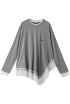 【プランク プロジェクト/PRANK PROJECT】のアシメヘムレーストップ GRY(グレー)|ID: prp329100004931938 ipo3291000000037016996