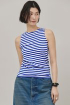 【カレンソロジー/Curensology】の〈&RC〉ボーダータンクトップ 人気、トレンドファッション・服の通販 founy(ファニー) ファッション Fashion レディースファッション Fashion for Women トップス・カットソー Cut & Sew Tops キャミソール&ノースリーブ Camisoles & Sleeveless Tops シャツ・ブラウス・オフィスカジュアル Elegant Blouses & Button-Ups ロングTシャツ・Tシャツ Longline T-Shirts & Tees カットソー・ベーシックTシャツ Cut-and-Sewn Tops / Stretch Tees & Basics キャミソール Camisole, Spaghetti Strap Top ストライプ Stripe, Striped Pattern タンク Tank Top, Sleeveless Top ボーダー Border, Stripe ヴィンテージ Vintage Style 今季 This Season, Current Season thumbnail ブルー|ID: prp329100004931950 ipo3291000000037017105
