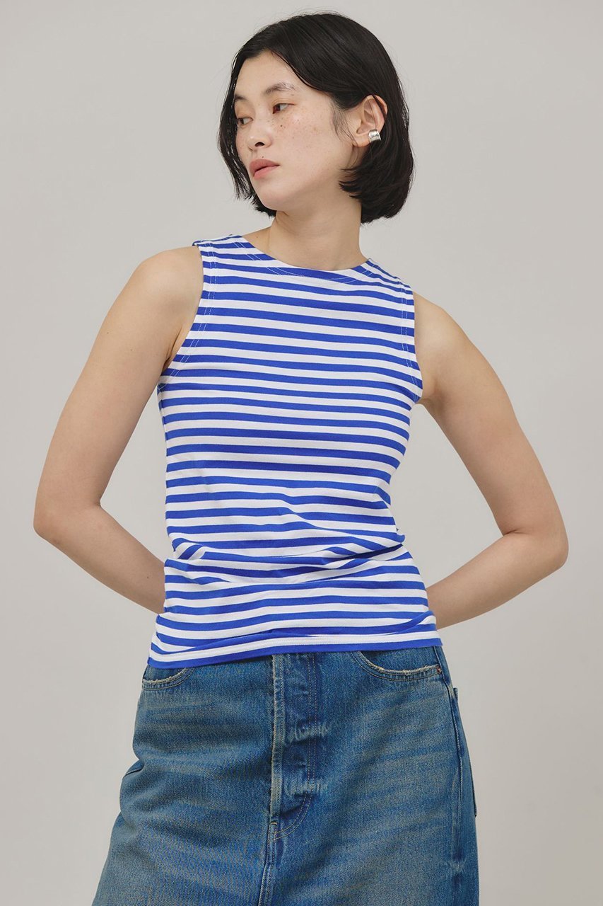 【カレンソロジー/Curensology】の〈&RC〉ボーダータンクトップ 人気、トレンドファッション・服の通販 founy(ファニー) 　ファッション　Fashion　レディースファッション　Fashion for Women　トップス・カットソー　Cut & Sew Tops　キャミソール&ノースリーブ　Camisoles & Sleeveless Tops　シャツ・ブラウス・オフィスカジュアル　Elegant Blouses & Button-Ups　ロングTシャツ・Tシャツ　Longline T-Shirts & Tees　カットソー・ベーシックTシャツ　Cut-and-Sewn Tops / Stretch Tees & Basics　キャミソール　Camisole, Spaghetti Strap Top　ストライプ　Stripe, Striped Pattern　タンク　Tank Top, Sleeveless Top　ボーダー　Border, Stripe　ヴィンテージ　Vintage Style　今季　This Season, Current Season　other-2|ID: prp329100004931950 ipo3291000000037017106