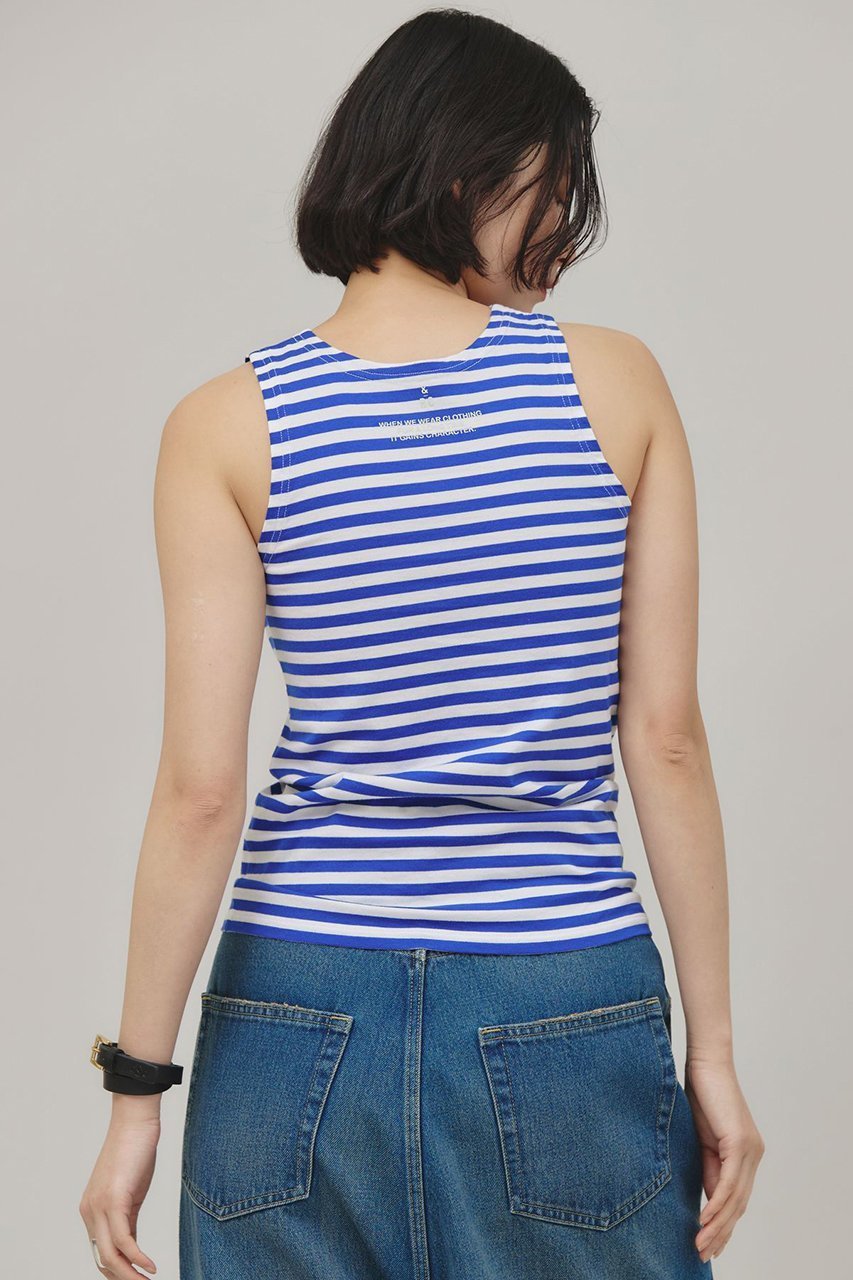 【カレンソロジー/Curensology】の〈&RC〉ボーダータンクトップ 人気、トレンドファッション・服の通販 founy(ファニー) 　ファッション　Fashion　レディースファッション　Fashion for Women　トップス・カットソー　Cut & Sew Tops　キャミソール&ノースリーブ　Camisoles & Sleeveless Tops　シャツ・ブラウス・オフィスカジュアル　Elegant Blouses & Button-Ups　ロングTシャツ・Tシャツ　Longline T-Shirts & Tees　カットソー・ベーシックTシャツ　Cut-and-Sewn Tops / Stretch Tees & Basics　キャミソール　Camisole, Spaghetti Strap Top　ストライプ　Stripe, Striped Pattern　タンク　Tank Top, Sleeveless Top　ボーダー　Border, Stripe　ヴィンテージ　Vintage Style　今季　This Season, Current Season　other-4|ID: prp329100004931950 ipo3291000000037017108