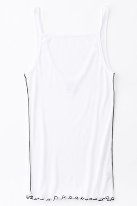 【グッド ピープル グッド ステッチング グッド プロダクト/GOOD PEOPLE GOOD STITCHING GOOD PRODUCT】のメローエッジ タンク トップ 人気、トレンドファッション・服の通販 founy(ファニー) ファッション Fashion レディースファッション Fashion for Women トップス・カットソー Cut & Sew Tops キャミソール&ノースリーブ Camisoles & Sleeveless Tops シャツ・ブラウス・オフィスカジュアル Elegant Blouses & Button-Ups ロングTシャツ・Tシャツ Longline T-Shirts & Tees カットソー・ベーシックTシャツ Cut-and-Sewn Tops / Stretch Tees & Basics キャミソール Camisole, Spaghetti Strap Top グラフィック Graphic, Graphic Design ストレッチ Stretch, Stretchy Fabric タンク Tank Top, Sleeveless Top |ID:prp329100004931953