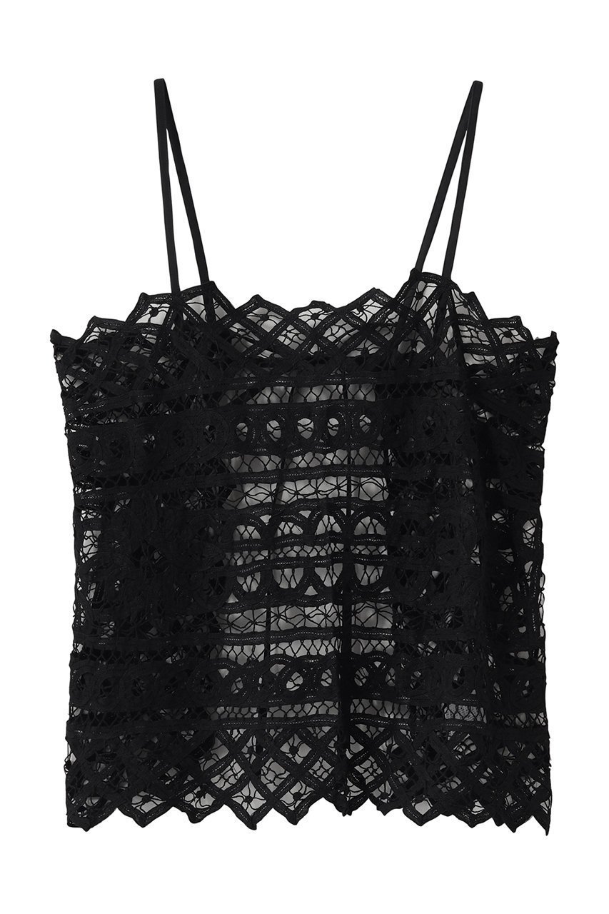 【マリリンムーン/MARILYN MOON】の【SOI-MeME】コードレースキャミソール 人気、トレンドファッション・服の通販 founy(ファニー) 　ファッション　Fashion　レディースファッション　Fashion for Women　トップス・カットソー　Cut & Sew Tops　キャミソール&ノースリーブ　Camisoles & Sleeveless Tops　シャツ・ブラウス・オフィスカジュアル　Elegant Blouses & Button-Ups　ロングTシャツ・Tシャツ　Longline T-Shirts & Tees　カットソー・ベーシックTシャツ　Cut-and-Sewn Tops / Stretch Tees & Basics　キャミソール　Camisole, Spaghetti Strap Top　タンク　Tank Top, Sleeveless Top　ドレープ　Drape, Draping Fabric　リボン　Ribbon, Bow　レース　Lace, Lace Fabric　 other-1|ID: prp329100004931959 ipo3291000000037017183