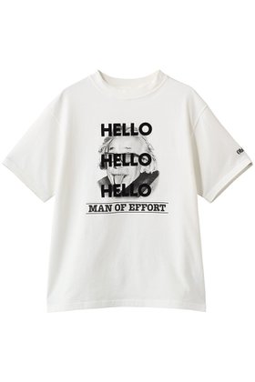 【オブラダ/Oblada】の【ELLE SHOP限定】MAN OF FEFFORT Tシャツ 大人の最旬トレンドファッション＆コーディネート founy(ファウニー) ファッション Fashion レディースファッション Fashion for Women トップス・カットソー Cut & Sew Tops シャツ・ブラウス・オフィスカジュアル Elegant Blouses & Button-Ups ロングTシャツ・Tシャツ Longline T-Shirts & Tees カットソー・ベーシックTシャツ Cut-and-Sewn Tops / Stretch Tees & Basics インナー Innerwear ショート Short, Short Length ジャケット Jacket, Outerwear スリーブ Sleeve, Long Sleeve / Short Sleeve バランス Balance, Style Balance プリント Print, Printed Pattern |ID:prp329100004931961