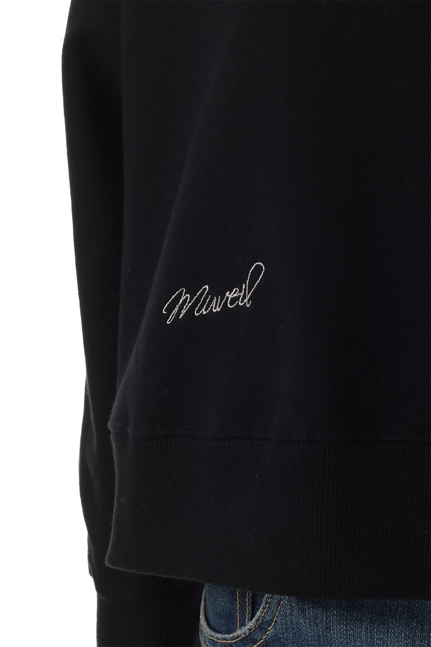 【ミュベール/MUVEIL】のレース襟付きスウェットプルオーバー 人気、トレンドファッション・服の通販 founy(ファニー) 　ファッション　Fashion　レディースファッション　Fashion for Women　トップス・カットソー　Cut & Sew Tops　シャツ・ブラウス・オフィスカジュアル　Elegant Blouses & Button-Ups　レディースパーカー・カジュアルフーディー　Casual Hoodies & Sweatshirts　ロングTシャツ・Tシャツ　Longline T-Shirts & Tees　カジュアルプルオーバー・ニットトップス　Pullovers & Knit Tops / Casual Pullovers　スウェット・クルーネックトップス　Sweatshirts & Crewnecks / Relaxed Fit Sweat Tops　カットソー・ベーシックTシャツ　Cut-and-Sewn Tops / Stretch Tees & Basics　コンパクト　Compact, Small Size　ショルダー　Shoulder, Shoulder Strap　ドロップ　Drop Shoulder, Dropped Style　フェミニン　Feminine, Girly　モダン　Modern, Contemporary　ループ　Loop, Loop Knit　レース　Lace, Lace Fabric　ワイド　Wide, Wide Fit　other-6|ID: prp329100004931964 ipo3291000000037017250