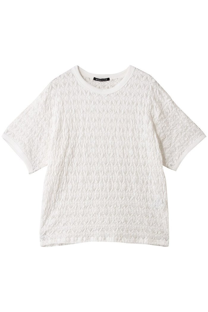 【ミズイロ インド/mizuiro ind】のstretch lace c/neck T Tシャツ インテリア・キッズ・メンズ・レディースファッション・服の通販 founy(ファニー) https://founy.com/ ファッション Fashion レディースファッション Fashion for Women トップス・カットソー Cut & Sew Tops シャツ・ブラウス・オフィスカジュアル Elegant Blouses & Button-Ups ロングTシャツ・Tシャツ Longline T-Shirts & Tees カットソー・ベーシックTシャツ Cut-and-Sewn Tops / Stretch Tees & Basics シアー Sheer, See-Through ショート Short, Short Length ジャケット Jacket, Outerwear ストレッチ Stretch, Stretchy Fabric スリーブ Sleeve, Long Sleeve / Short Sleeve ベスト Vest, Waistcoat レース Lace, Lace Fabric エレガント 上品 Elegant 秋 Autumn |ID: prp329100004931972 ipo3291000000037017307