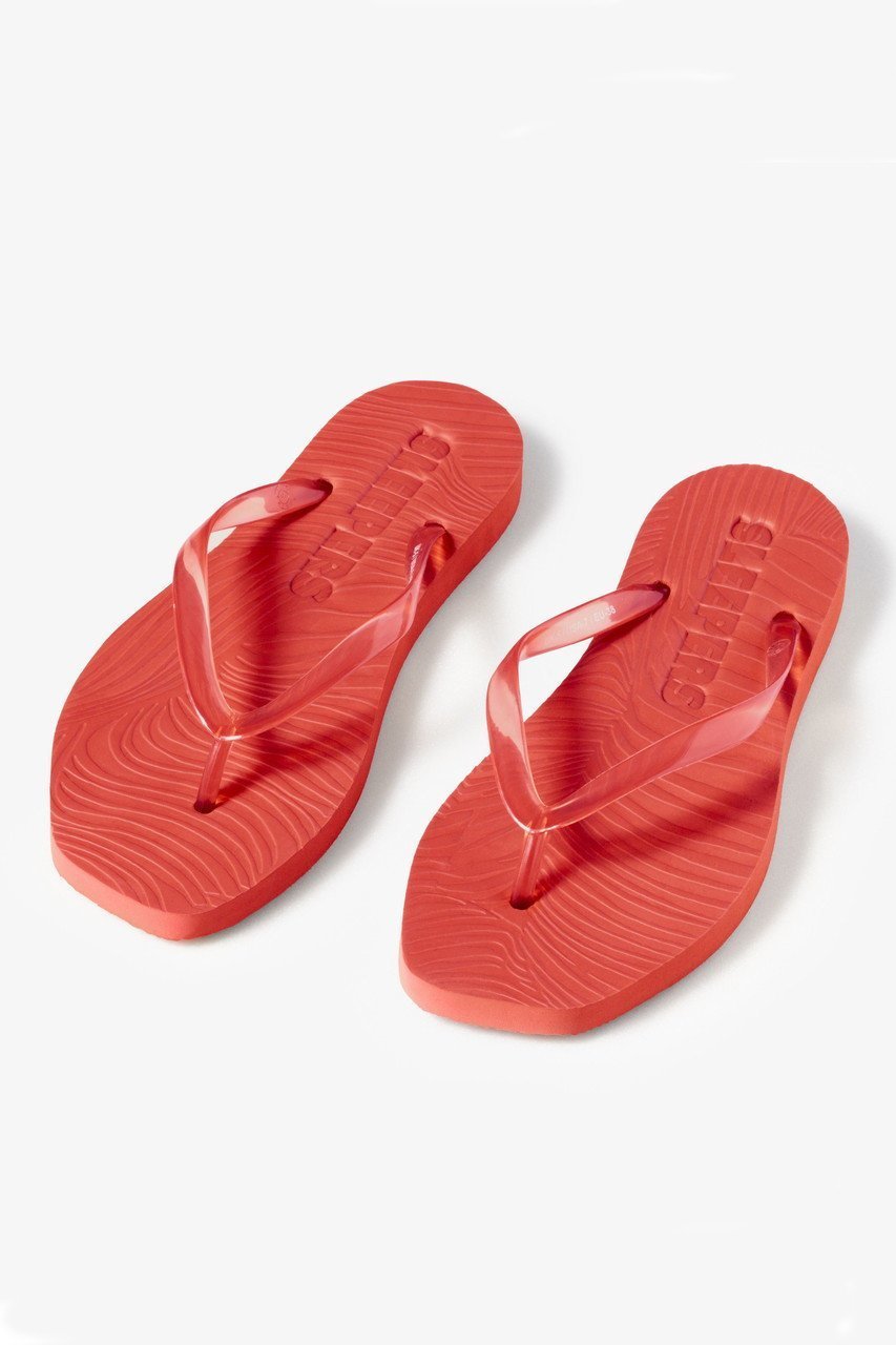 【スリーパー/SLEEPERS】のTapered Transparent ビーチサンダル インテリア・キッズ・メンズ・レディースファッション・服の通販 founy(ファニー) 　ファッション　Fashion　レディースファッション　Fashion for Women　クラシック　Classic, Timeless Style　サンダル　Sandals, Summer Shoes　シェイプ　Shape, Slim Fit　シンプル　Simple, Minimal　スクエア　Square, Square Shape　ビーチ　Beach, Seaside　フォルム　Silhouette, Form　プレミアム　Premium, High-End　ラウンド　Round, Round Neck　ラップ　Wrap, Wrap Design　新作・新入荷　New Arrivals / New In　軽量　Lightweight, Ultra Light　レッド|ID: prp329100004931983 ipo3291000000037017390