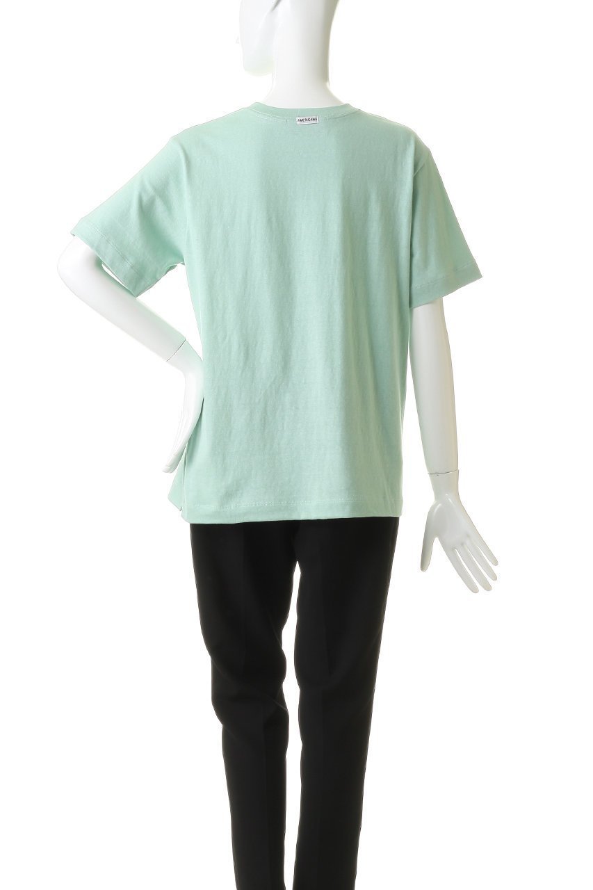 【アメリカーナ/Americana】のラフィー丸胴プリントTシャツ 人気、トレンドファッション・服の通販 founy(ファニー) 　ファッション　Fashion　レディースファッション　Fashion for Women　トップス・カットソー　Cut & Sew Tops　シャツ・ブラウス・オフィスカジュアル　Elegant Blouses & Button-Ups　ロングTシャツ・Tシャツ　Longline T-Shirts & Tees　カットソー・ベーシックTシャツ　Cut-and-Sewn Tops / Stretch Tees & Basics　おすすめ　Recommended / Our Picks　ショート　Short, Short Length　シンプル　Simple, Minimal　スリーブ　Sleeve, Long Sleeve / Short Sleeve　デニム　Denim, Jeans Material　フレア　Flare, Flared　プリント　Print, Printed Pattern　新作・新入荷　New Arrivals / New In　other-4|ID: prp329100004931988 ipo3291000000037017426