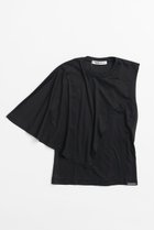 【プランク プロジェクト/PRANK PROJECT】のアシンメトリーケープTEE / Asymmetrical Cape T-Shirt BLK(ブラック)|ID: prp329100004931989 ipo3291000000037017429
