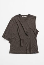 【プランク プロジェクト/PRANK PROJECT】のアシンメトリーケープTEE / Asymmetrical Cape T-Shirt BRN(ブラウン)|ID: prp329100004931989 ipo3291000000037017431