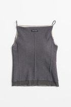 【プランク プロジェクト/PRANK PROJECT】のシアーヘムカップインキャミ / Sheer Hem Cup-In Cami C.GRY(チャコールグレー)|ID: prp329100004931991 ipo3291000000037017452