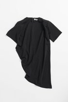 【プランク プロジェクト/PRANK PROJECT】のショルダーパッドアシメケープTシャツ / Shoulder Pad Asymmetrical Cape T-Shirt BLK(ブラック)|ID: prp329100004931992 ipo3291000000037017462