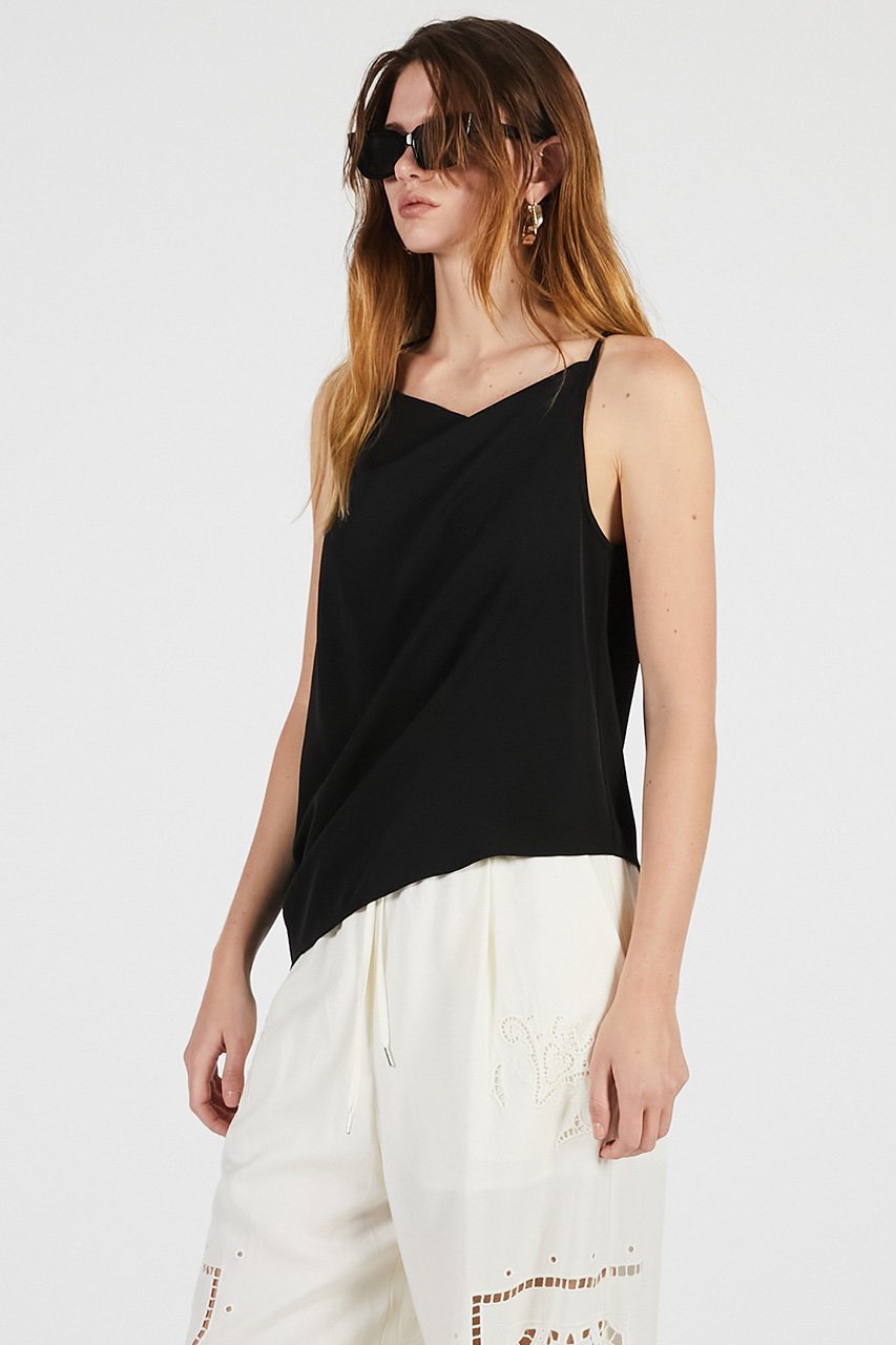 【プランク プロジェクト/PRANK PROJECT】のドレープキャミ / Drape Cami 人気、トレンドファッション・服の通販 founy(ファニー) 　ファッション　Fashion　レディースファッション　Fashion for Women　トップス・カットソー　Cut & Sew Tops　キャミソール&ノースリーブ　Camisoles & Sleeveless Tops　シャツ・ブラウス・オフィスカジュアル　Elegant Blouses & Button-Ups　ロングTシャツ・Tシャツ　Longline T-Shirts & Tees　カットソー・ベーシックTシャツ　Cut-and-Sewn Tops / Stretch Tees & Basics　おすすめ　Recommended / Our Picks　キャミソール　Camisole, Spaghetti Strap Top　ストライプ　Stripe, Striped Pattern　セットアップ　Set-Up, Coordinated Outfit　タンク　Tank Top, Sleeveless Top　ツイル　Twist, Twisted Detail　ドレープ　Drape, Draping Fabric　新作・新入荷　New Arrivals / New In　軽量　Lightweight, Ultra Light　other-2|ID: prp329100004931994 ipo3291000000037017485