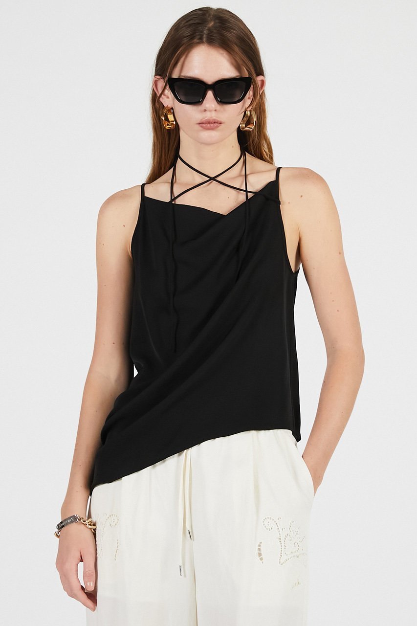 【プランク プロジェクト/PRANK PROJECT】のドレープキャミ / Drape Cami 人気、トレンドファッション・服の通販 founy(ファニー) 　ファッション　Fashion　レディースファッション　Fashion for Women　トップス・カットソー　Cut & Sew Tops　キャミソール&ノースリーブ　Camisoles & Sleeveless Tops　シャツ・ブラウス・オフィスカジュアル　Elegant Blouses & Button-Ups　ロングTシャツ・Tシャツ　Longline T-Shirts & Tees　カットソー・ベーシックTシャツ　Cut-and-Sewn Tops / Stretch Tees & Basics　おすすめ　Recommended / Our Picks　キャミソール　Camisole, Spaghetti Strap Top　ストライプ　Stripe, Striped Pattern　セットアップ　Set-Up, Coordinated Outfit　タンク　Tank Top, Sleeveless Top　ツイル　Twist, Twisted Detail　ドレープ　Drape, Draping Fabric　新作・新入荷　New Arrivals / New In　軽量　Lightweight, Ultra Light　other-8|ID: prp329100004931994 ipo3291000000037017491