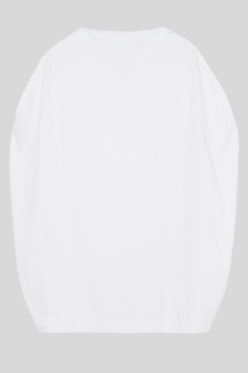 【イロット/IIROT】のcircle cotton トップス インテリア・キッズ・メンズ・レディースファッション・服の通販 founy(ファニー) 　ファッション　Fashion　レディースファッション　Fashion for Women　トップス・カットソー　Cut & Sew Tops　シャツ・ブラウス・オフィスカジュアル　Elegant Blouses & Button-Ups　ロングTシャツ・Tシャツ　Longline T-Shirts & Tees　カットソー・ベーシックTシャツ　Cut-and-Sewn Tops / Stretch Tees & Basics　なめらか　Smooth, Silky Texture　コンパクト　Compact, Small Size　サークル　Circle, Round Design　ショート　Short, Short Length　シンプル　Simple, Minimal　スリーブ　Sleeve, Long Sleeve / Short Sleeve　バランス　Balance, Style Balance　パターン　Pattern, Design Print　フォルム　Silhouette, Form　ボトム　Bottoms, Lower Wear　エレガント 上品　Elegant　新作・新入荷　New Arrivals / New In　ホワイト|ID: prp329100004931995 ipo3291000000037017493